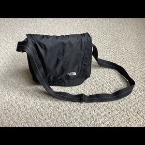 The North Face messenger crossbody bag